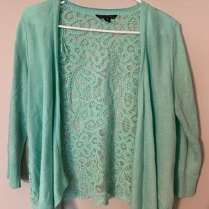 Teal/Tiffany blue cardigan